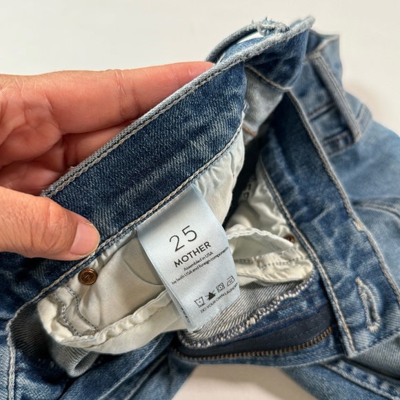 MOTHER The Flirt Fray in Cold Feet Size 25 - Picture 6 of 14